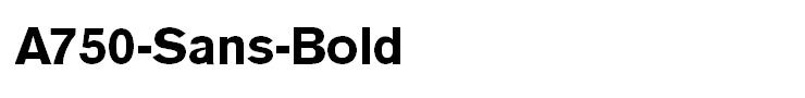 A750-Sans-Bold
