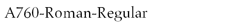 A760-Roman-Regular