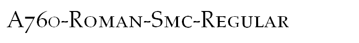 A760-Roman-Smc-Regular