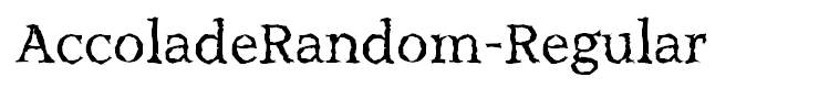 AccoladeRandom-Regular