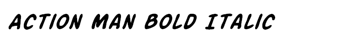 Action Man Bold Italic