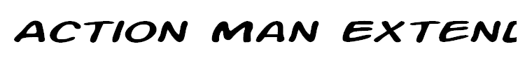 Action Man Extended Italic