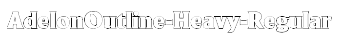 AdelonOutline-Heavy-Regular