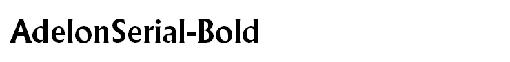 AdelonSerial-Bold