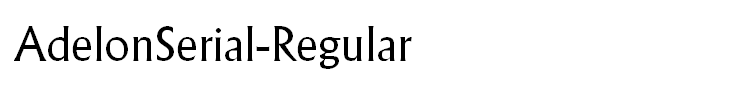 AdelonSerial-Regular
