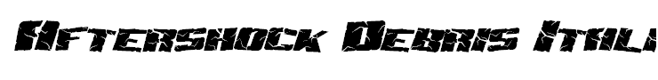 Aftershock Debris Italic