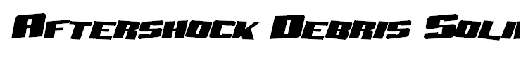 Aftershock Debris Solid Italic