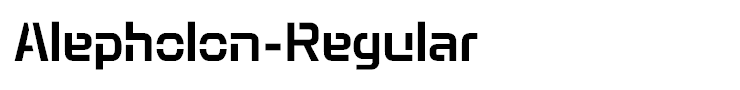 Alepholon-Regular