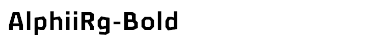 AlphiiRg-Bold