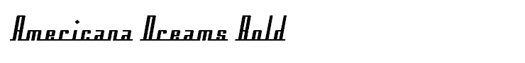 Americana Dreams Bold