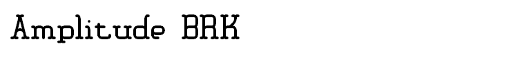 Amplitude BRK