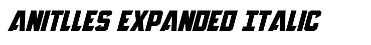 Anitlles Expanded Italic