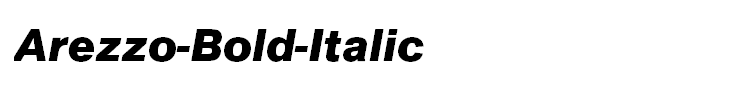 Arezzo-Bold-Italic
