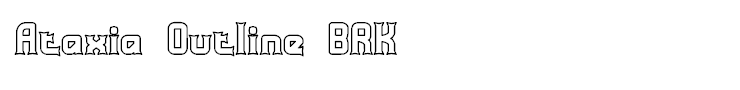 Ataxia Outline BRK
