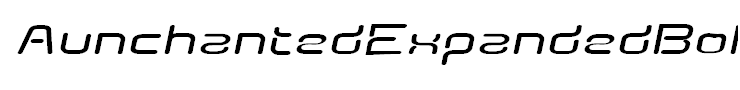 AunchantedExpandedBoldOblique