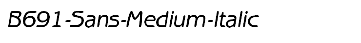 B691-Sans-Medium-Italic
