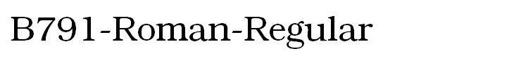 B791-Roman-Regular