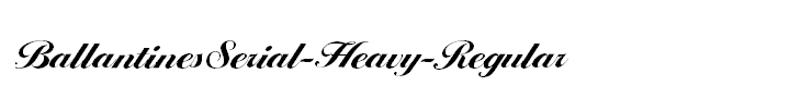 BallantinesSerial-Heavy-Regular
