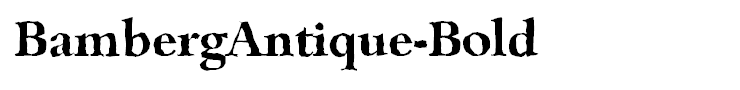 BambergAntique-Bold
