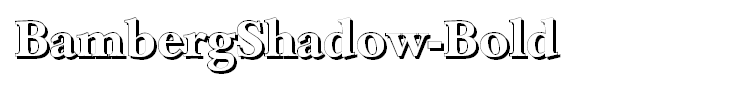 BambergShadow-Bold