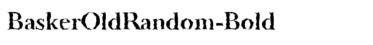 BaskerOldRandom-Bold
