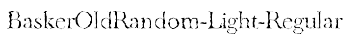 BaskerOldRandom-Light-Regular