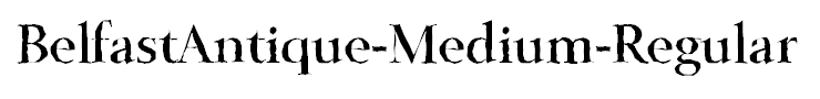 BelfastAntique-Medium-Regular