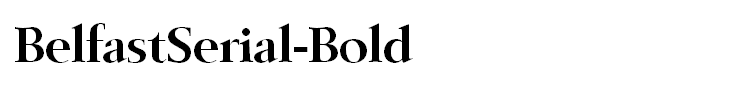 BelfastSerial-Bold