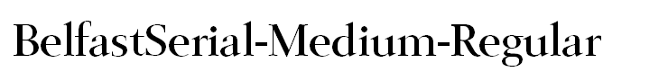 BelfastSerial-Medium-Regular