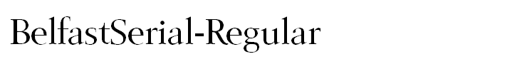 BelfastSerial-Regular