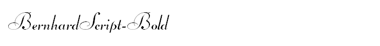 BernhardScript-Bold