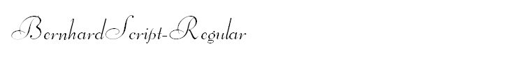 BernhardScript-Regular