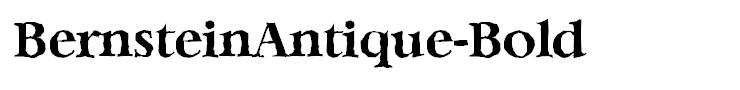 BernsteinAntique-Bold