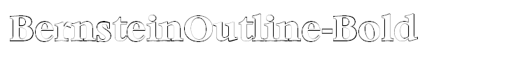 BernsteinOutline-Bold