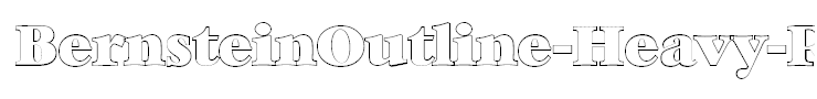 BernsteinOutline-Heavy-Regular