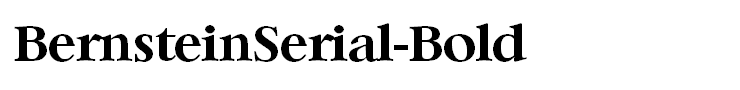 BernsteinSerial-Bold