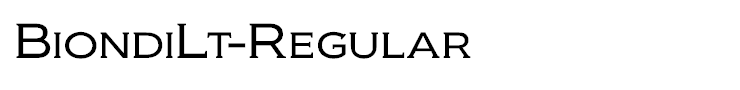 BiondiLt-Regular