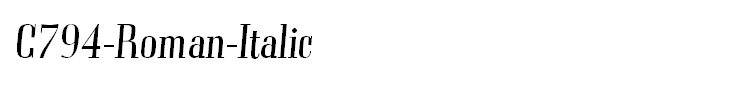 C794-Roman-Italic