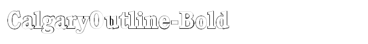 CalgaryOutline-Bold