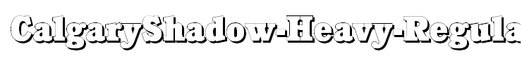 CalgaryShadow-Heavy-Regular
