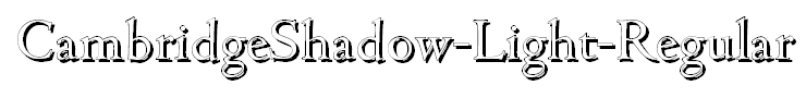 CambridgeShadow-Light-Regular
