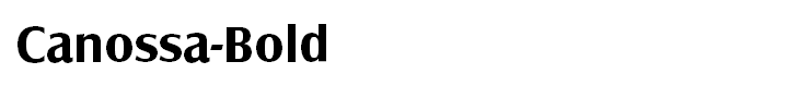 Canossa-Bold