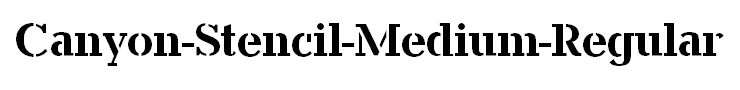 Canyon-Stencil-Medium-Regular