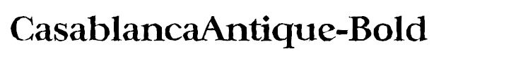 CasablancaAntique-Bold