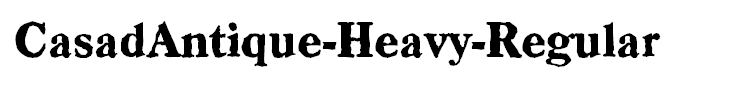CasadAntique-Heavy-Regular