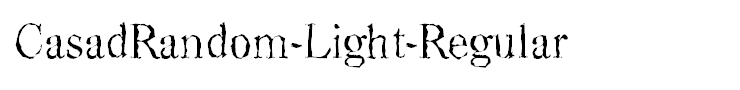 CasadRandom-Light-Regular