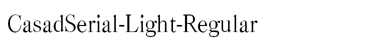 CasadSerial-Light-Regular