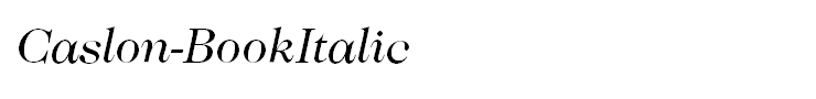 Caslon-BookItalic