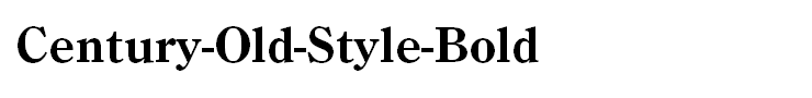 Century-Old-Style-Bold
