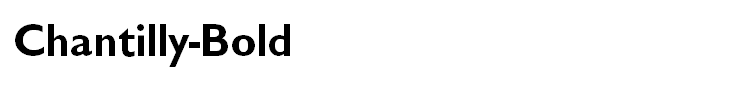 Chantilly-Bold